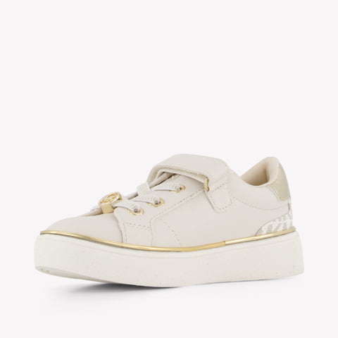 Michael Kors Jem Finn Meisjes Sneakers In Off White