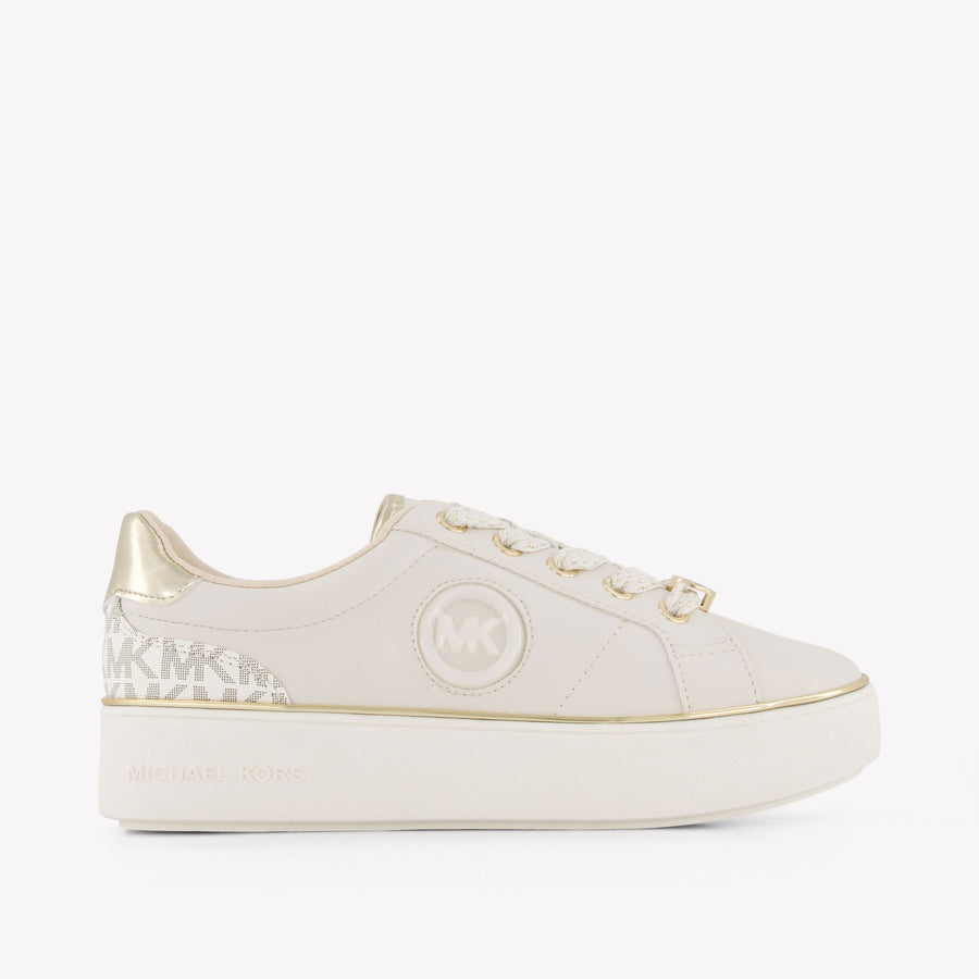 Michael Kors JORDANA FINN Meisjes Slippers In Off White