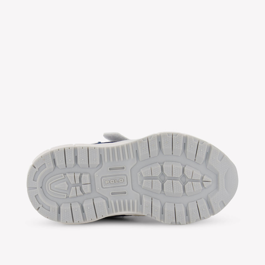 Ralph Lauren Trackster 275 Jongens Sneakers In Wit