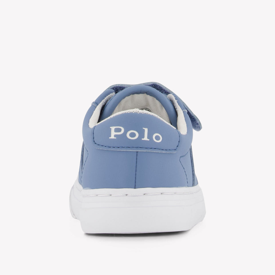 Ralph Lauren RYLEY PS Jongens Sneakers In Licht Blauw