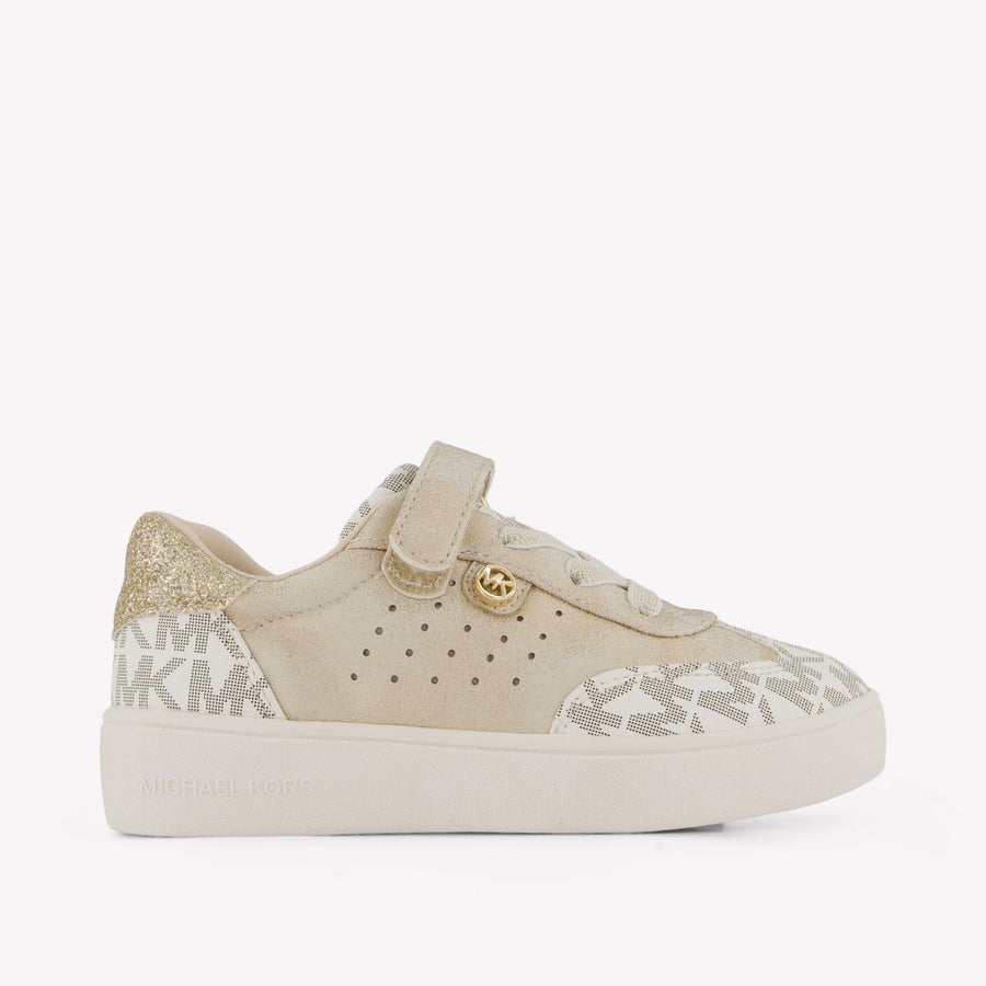 Michael Kors Kinder Meisjes Sneakers In Off White