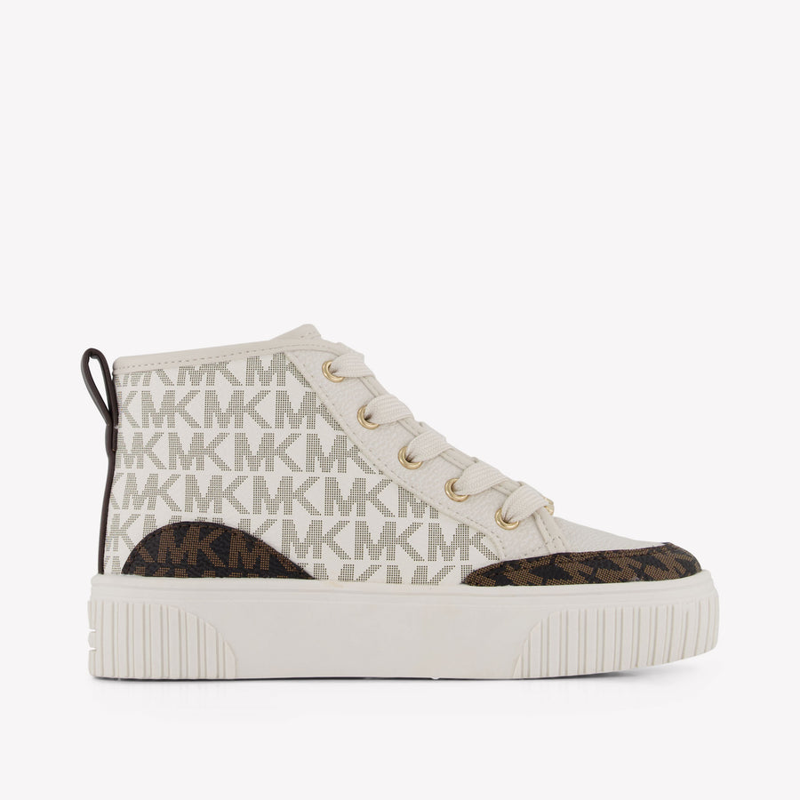 Michael Kors Kinder Meisjes Sneakers In Off White