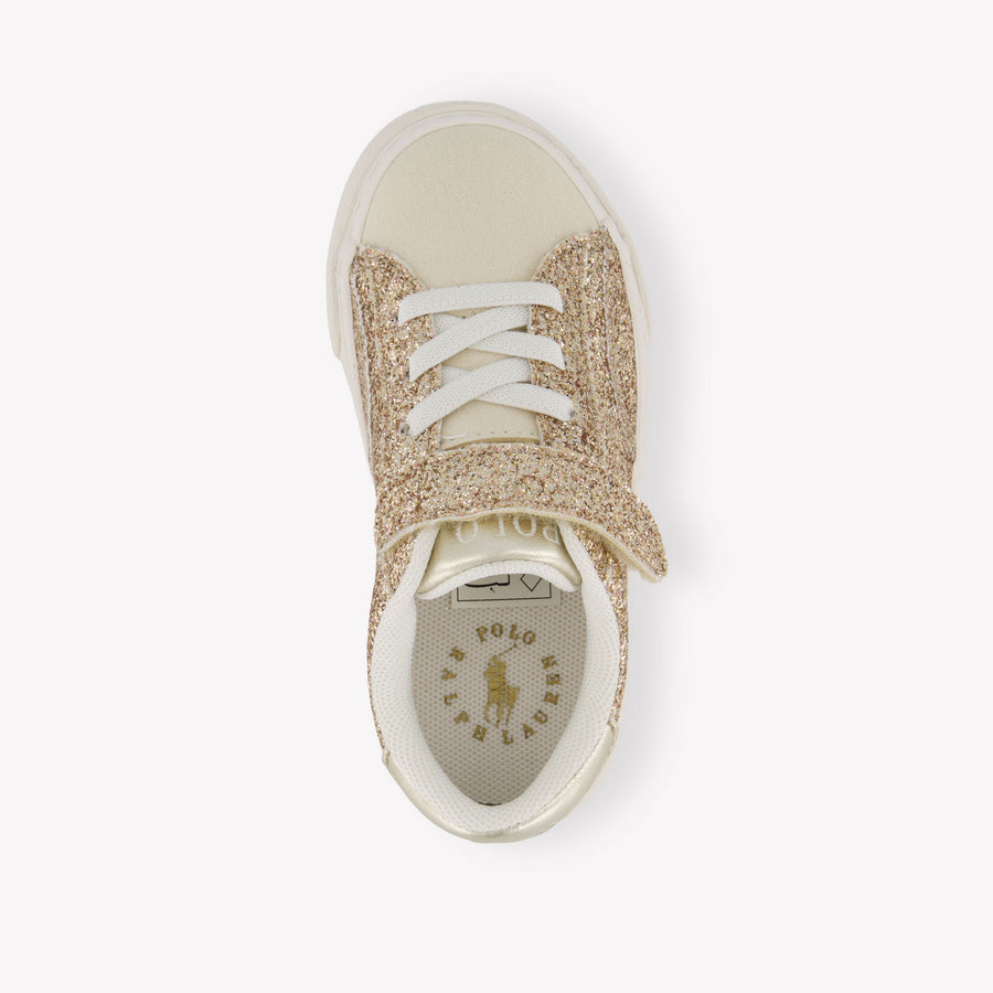 Ralph Lauren Meisjes Sneakers In Goud
