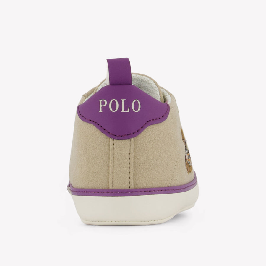 Ralph Lauren Baby Jongens Sneakers In Camel