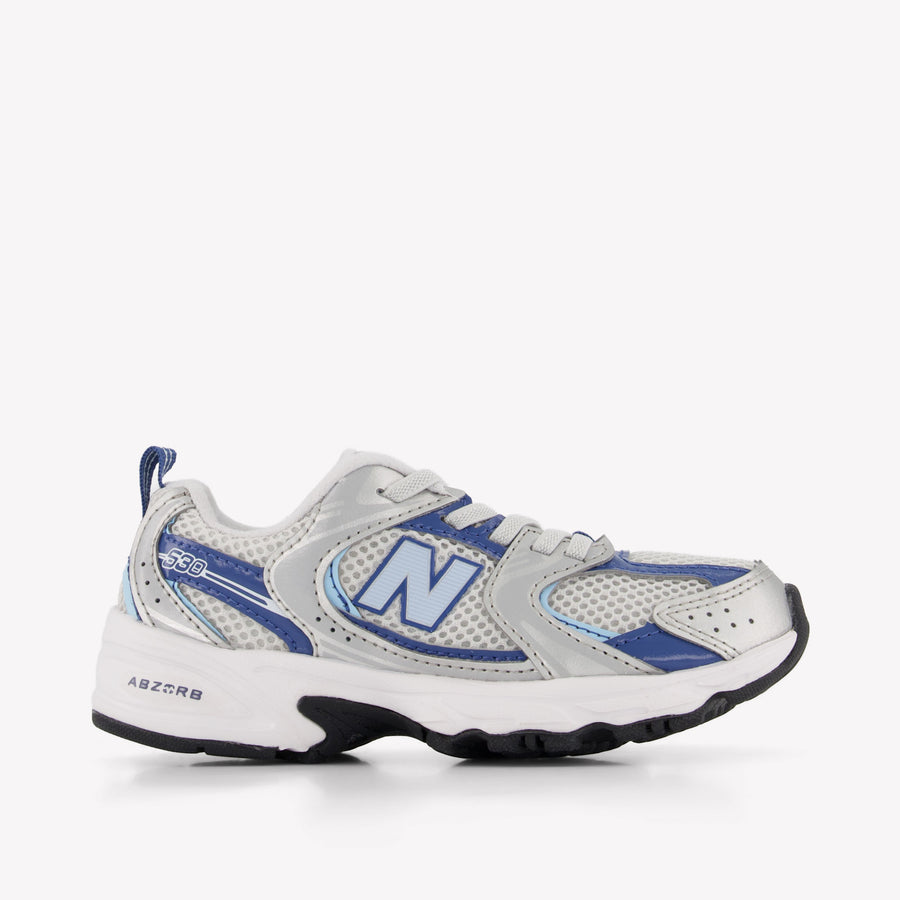 New Balance 530 Kinder Unisex Sneakers in Zilver