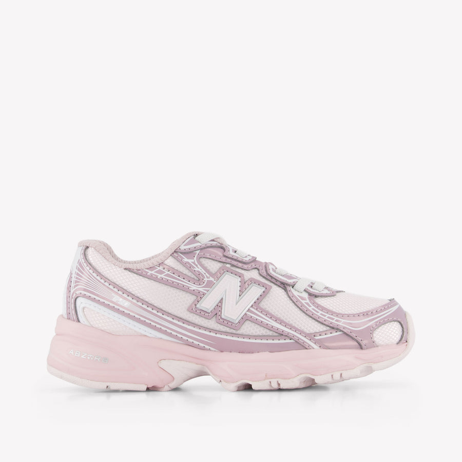 New Balance P740 Girls Sneakers in Light Pink