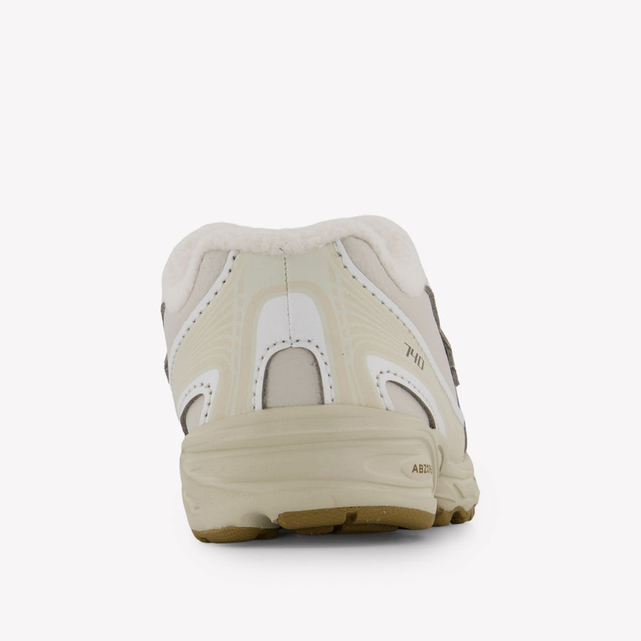 New Balance 740 Kinder Unisex Sneakers In Licht Beige