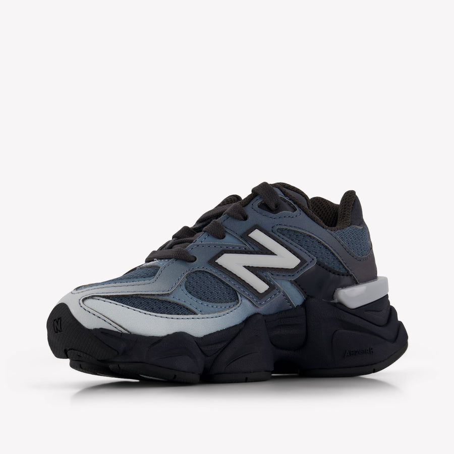 New Balance P9060 Unisex Sneakers In Donker Grijs