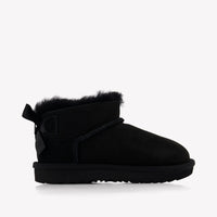UGG Ultra Mini Bailey Bow Kids Girls Boots In Black