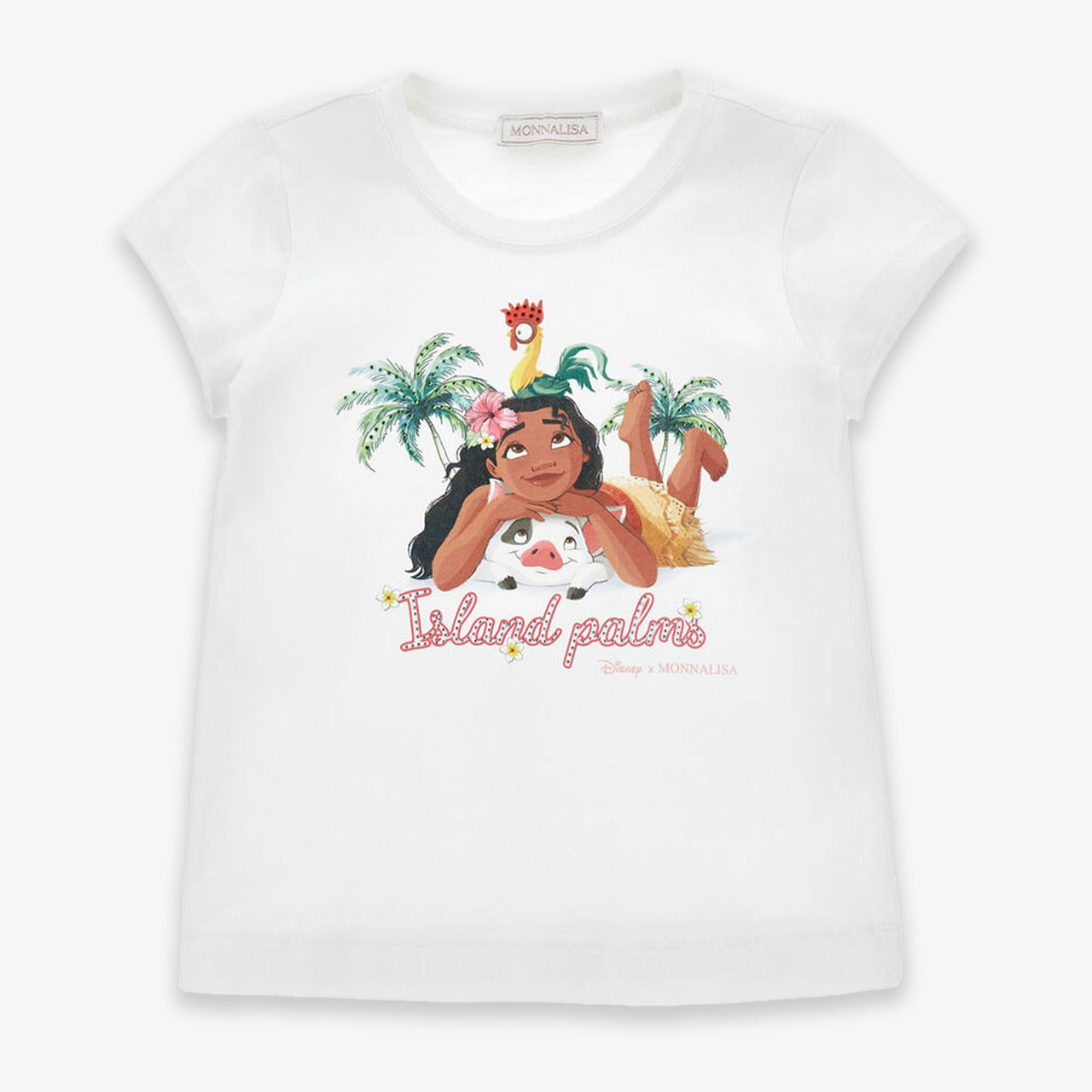 MonnaLisa Kinder Meisjes T-Shirt In Wit