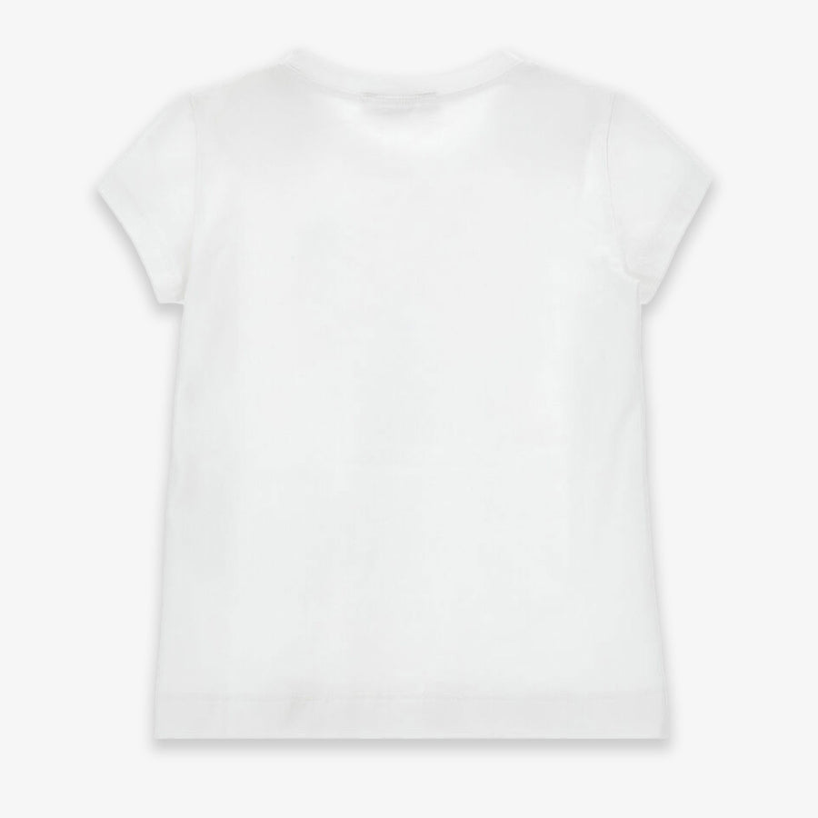 MonnaLisa Kinder Meisjes T-Shirt In Wit