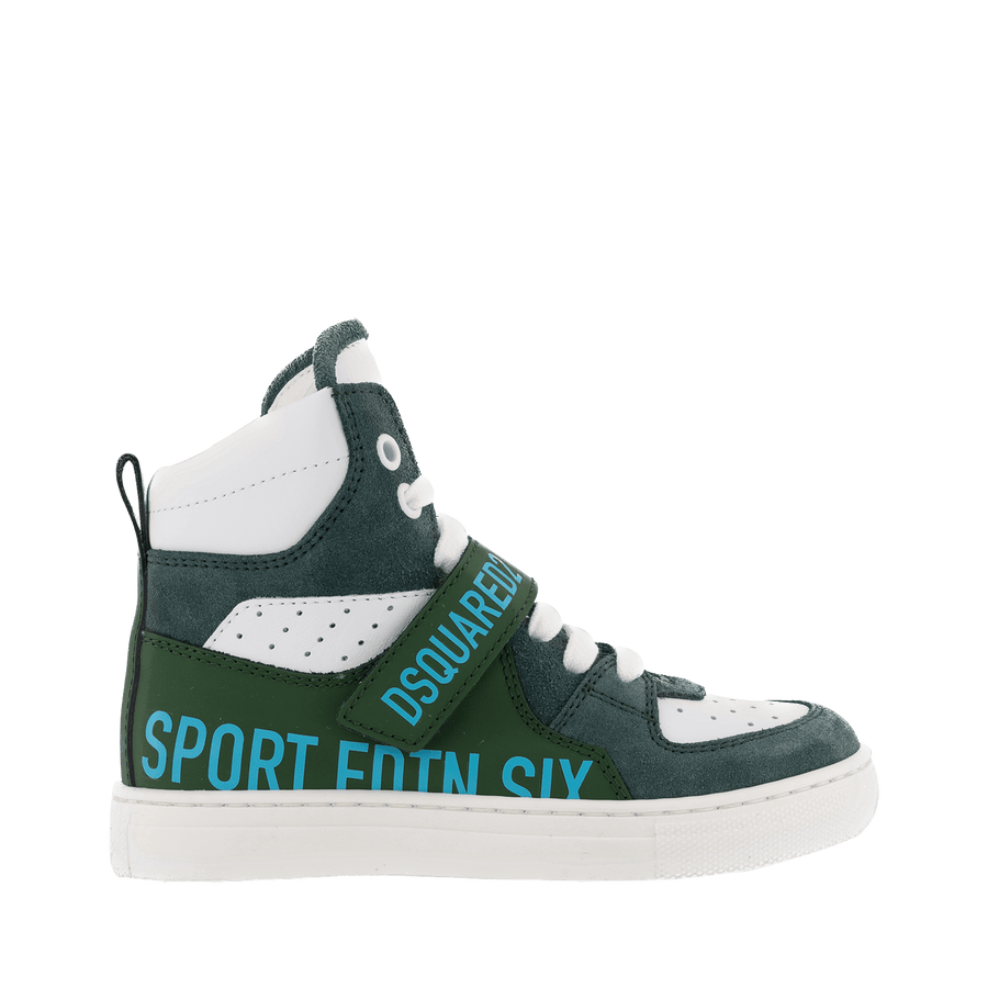 Dsquared2 Kinder Unisex Sneakers Groen 28