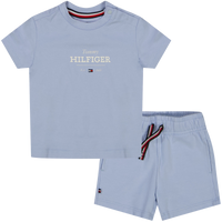 Tommy Hilfiger Baby Jongens Setje In Licht Blauw