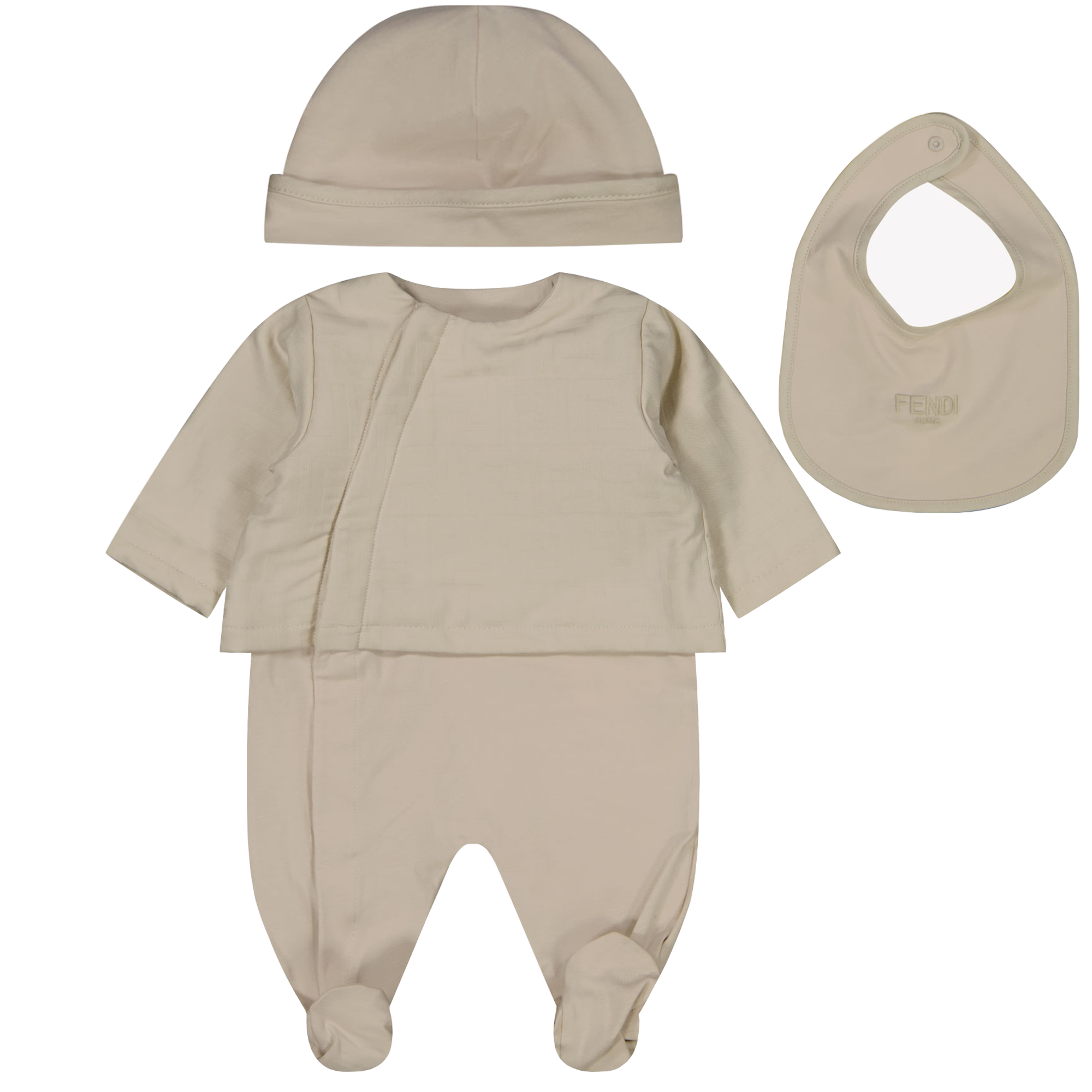 Fendi Baby Unisex Boxpakje In Beige