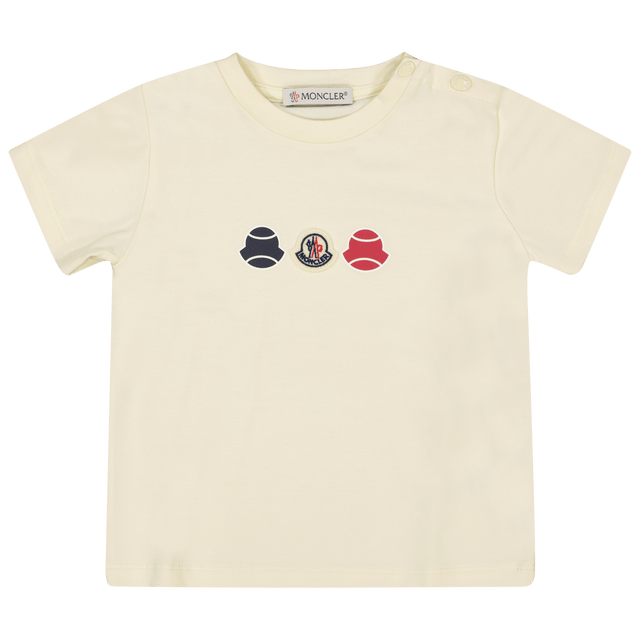 Moncler Baby Jongens T-Shirt Geel 3/6