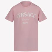 Versace Kinder Meisjes T-shirt Licht Roze