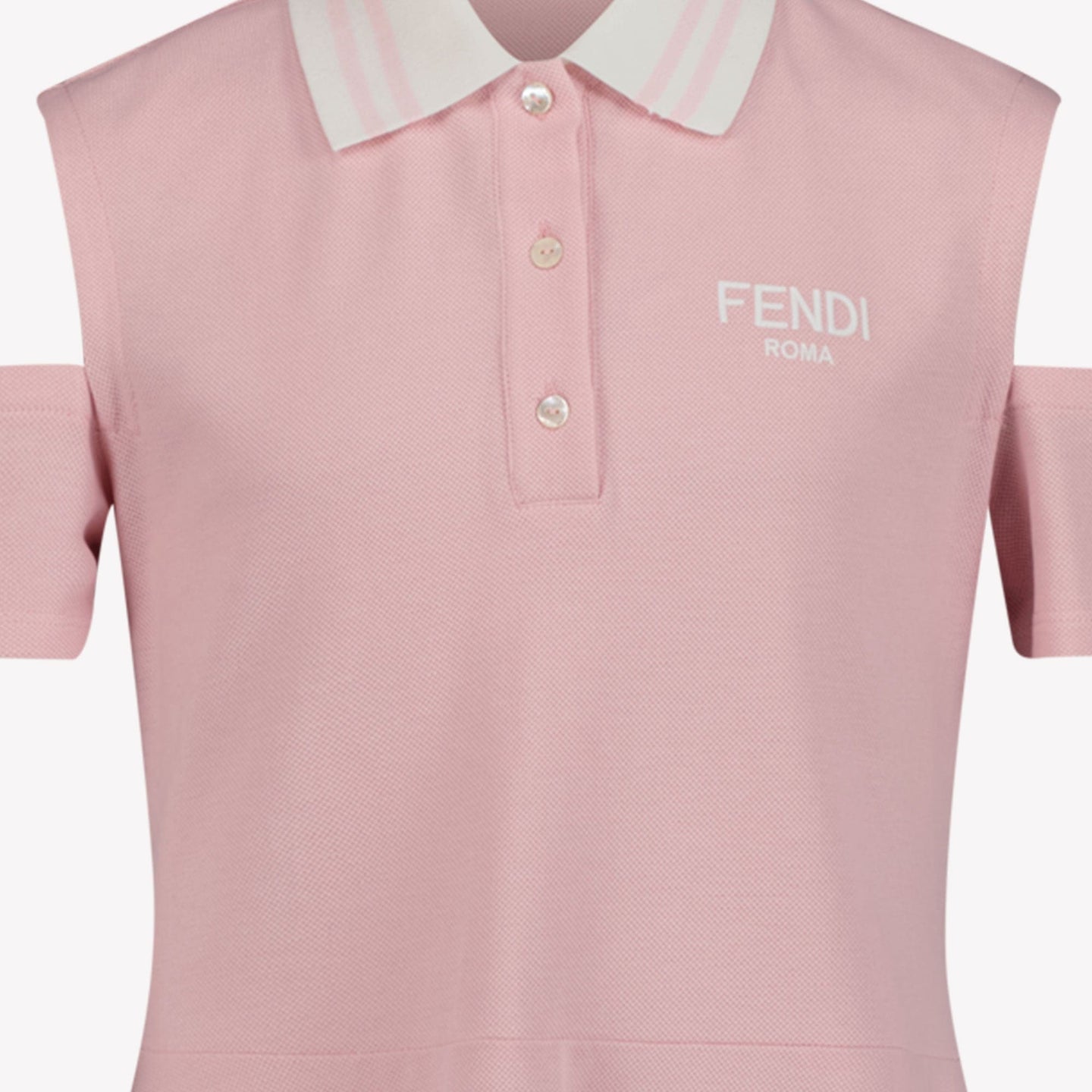 Fendi Kinder Meisjes Jurk Licht Roze 3Y