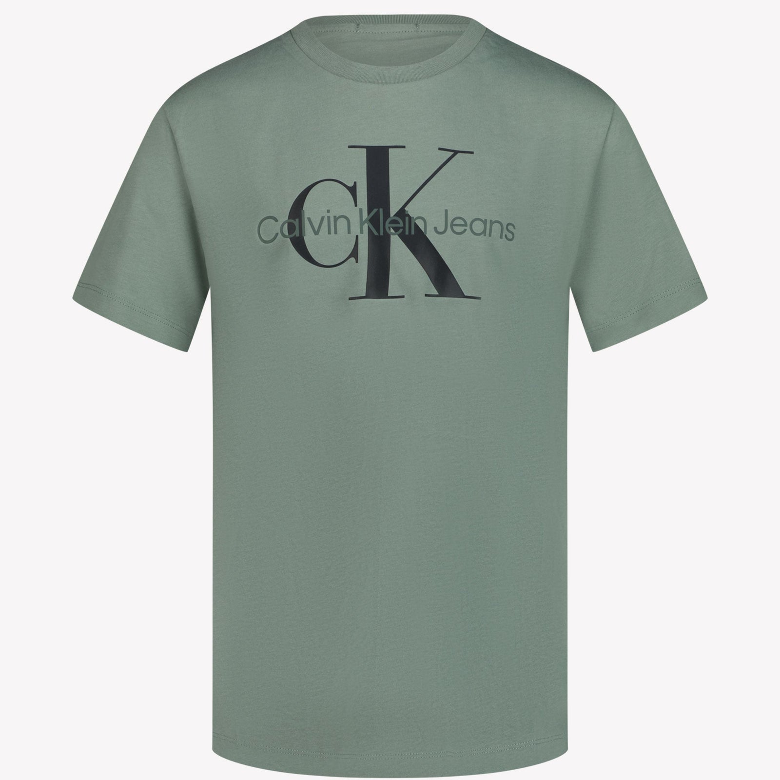 Calvin Klein Unisex T-shirt Groen 4Y