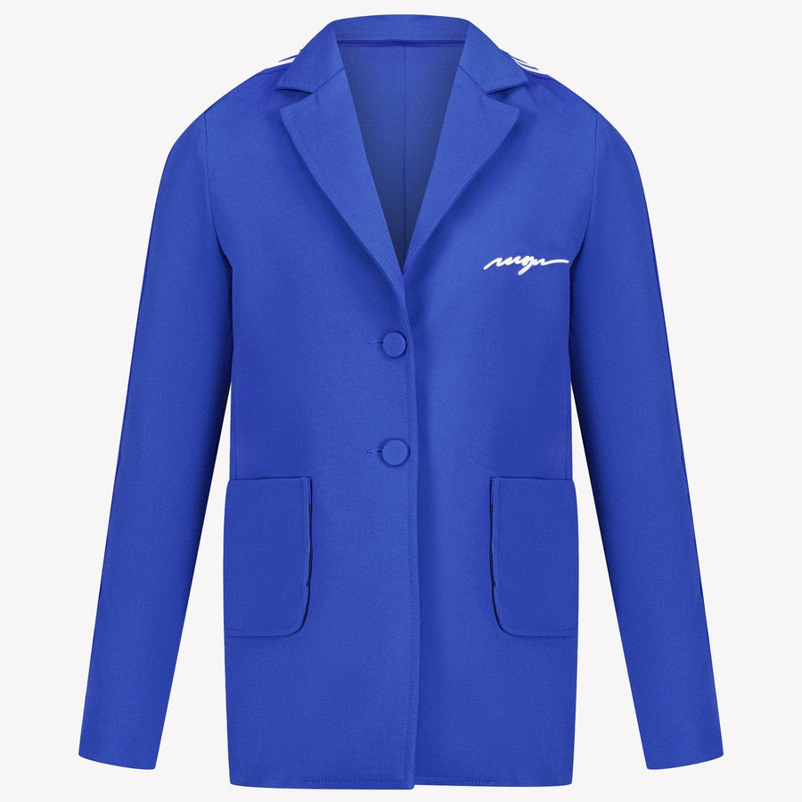 MSGM Girls Blazer Cobalt Blue