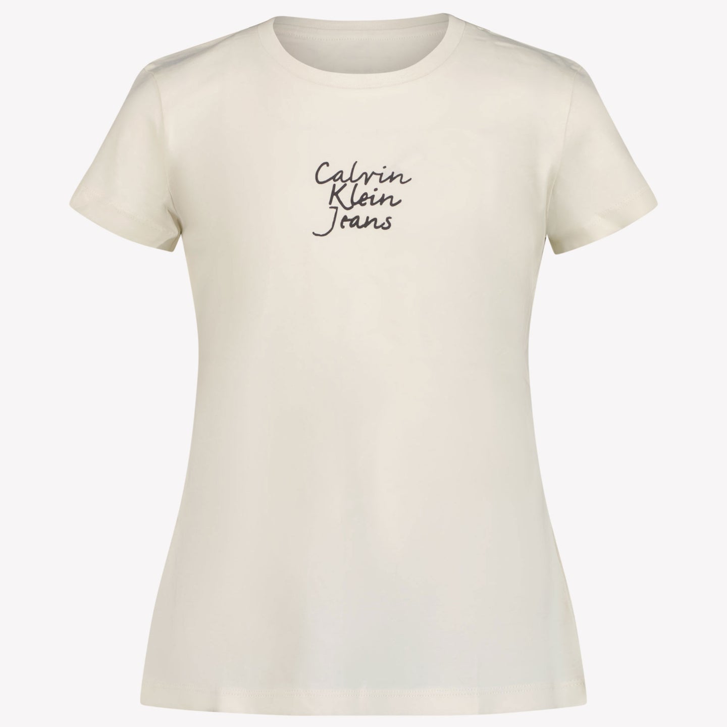 Calvin Klein Kinder Meisjes T-Shirt In Off White