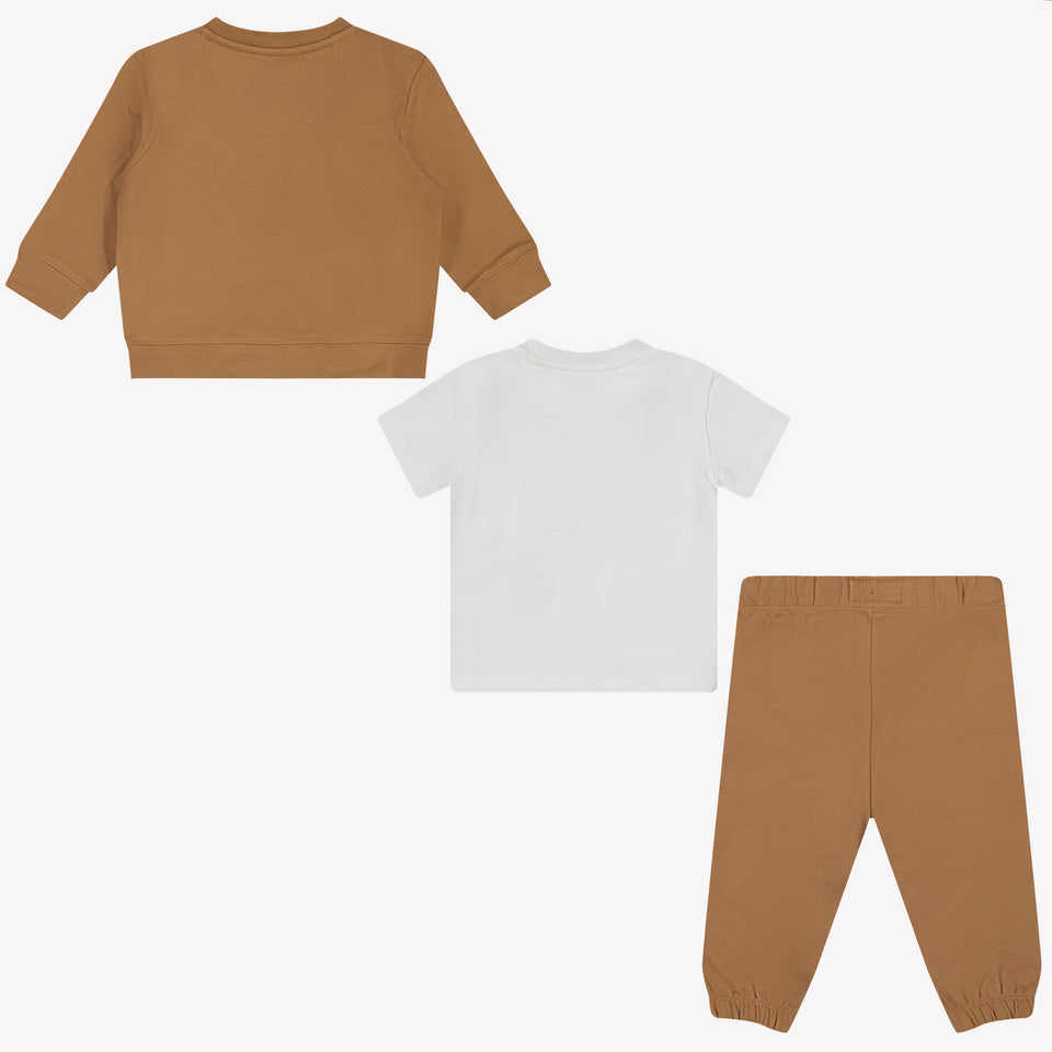 Calvin Klein Baby Unisex Setje In Beige