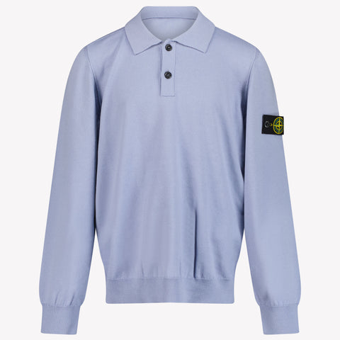 Stone Island Kinder Jongens Trui In Licht Blauw