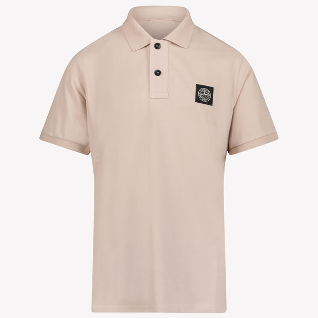 Stone Island Kinder Jongens Polo In Licht Roze