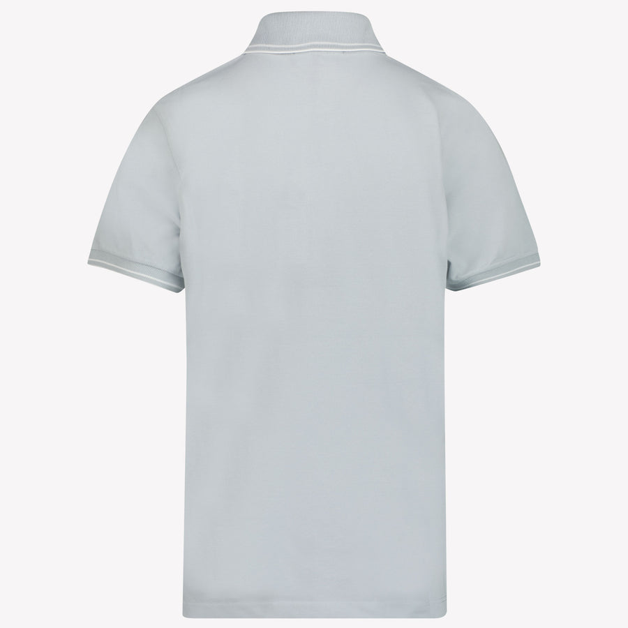 Stone Island Kinder Jongens Polo In Licht Blauw