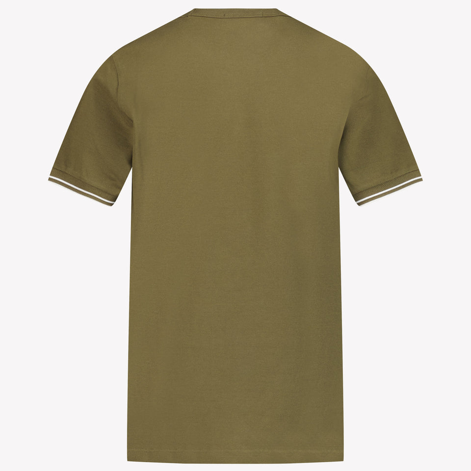 Stone Island Kinder Jongens T-Shirt In Army