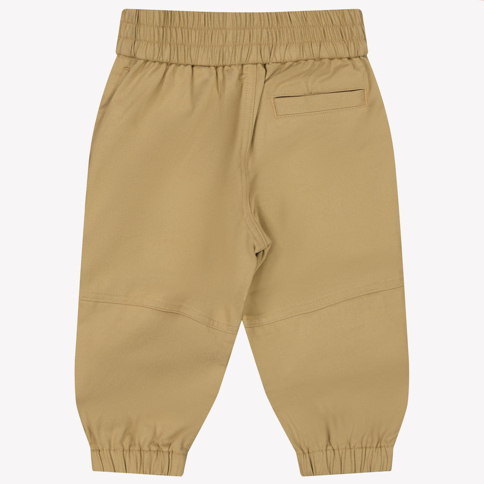 Burberry Baby Unisex Broek In Beige