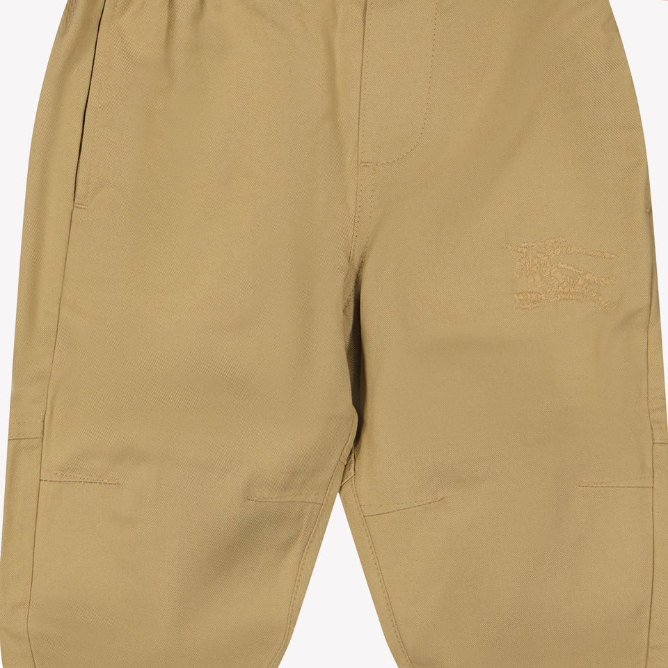 Burberry Baby Unisex Broek In Beige