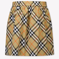 Burberry Kelsey Kinder Meisjes Rokje In Beige