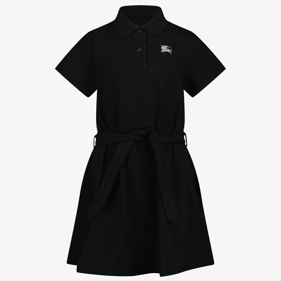 Burberry Astrid Polo Kinder Meisjes Jurk In Zwart