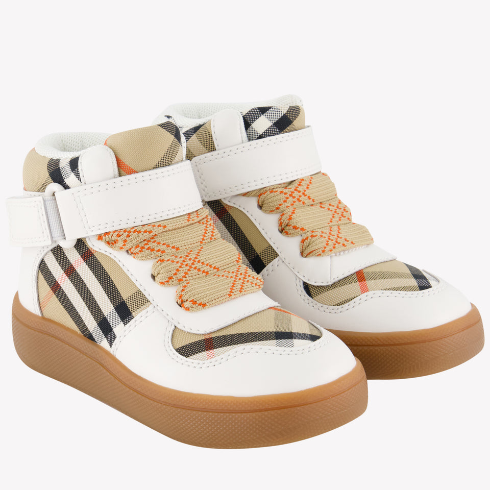 Burberry SHELDON Unisex Sneakers In Beige