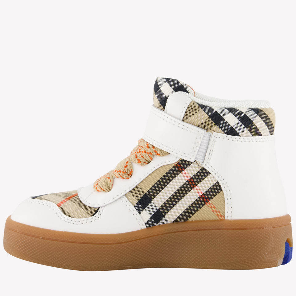 Burberry SHELDON Unisex Sneakers In Beige