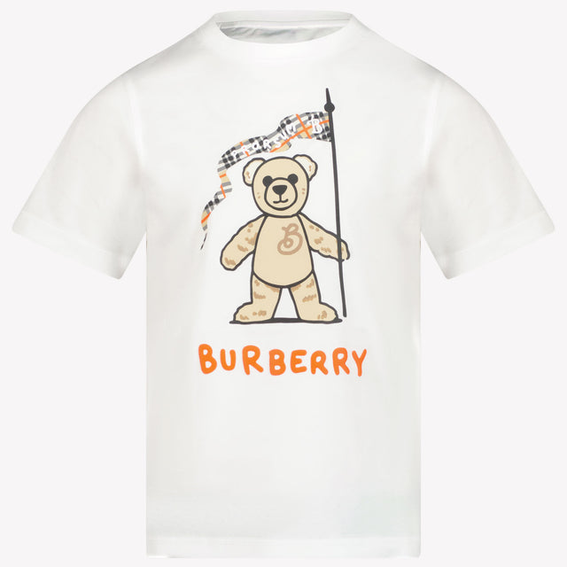 Burberry Kinder Unisex T-Shirt In Wit