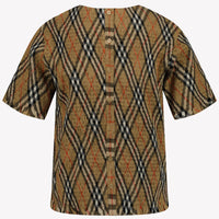 Burberry Madeline Kinder Meisjes T-Shirt In Beige