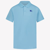 Burberry Johane Kinder Jongens Polo In Licht Blauw