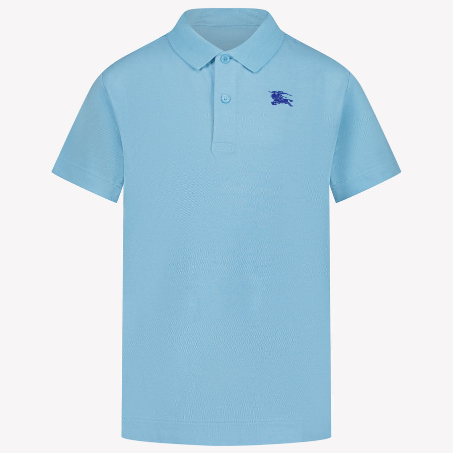 Burberry Johane Kinder Jongens Polo In Licht Blauw