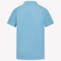 Burberry Johane Kinder Jongens Polo In Licht Blauw