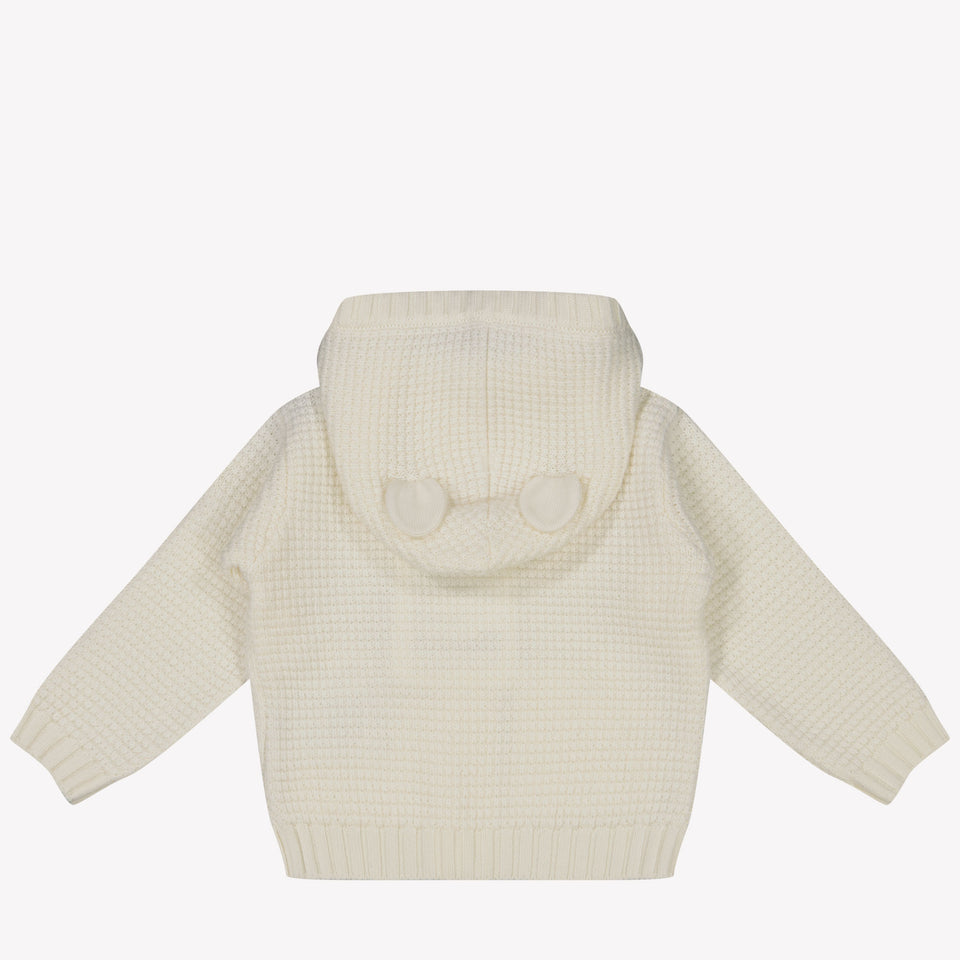 Moncler Baby Unisex Vest In Off White