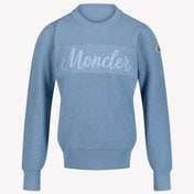 Moncler Kinder Jongens Trui In Licht Blauw