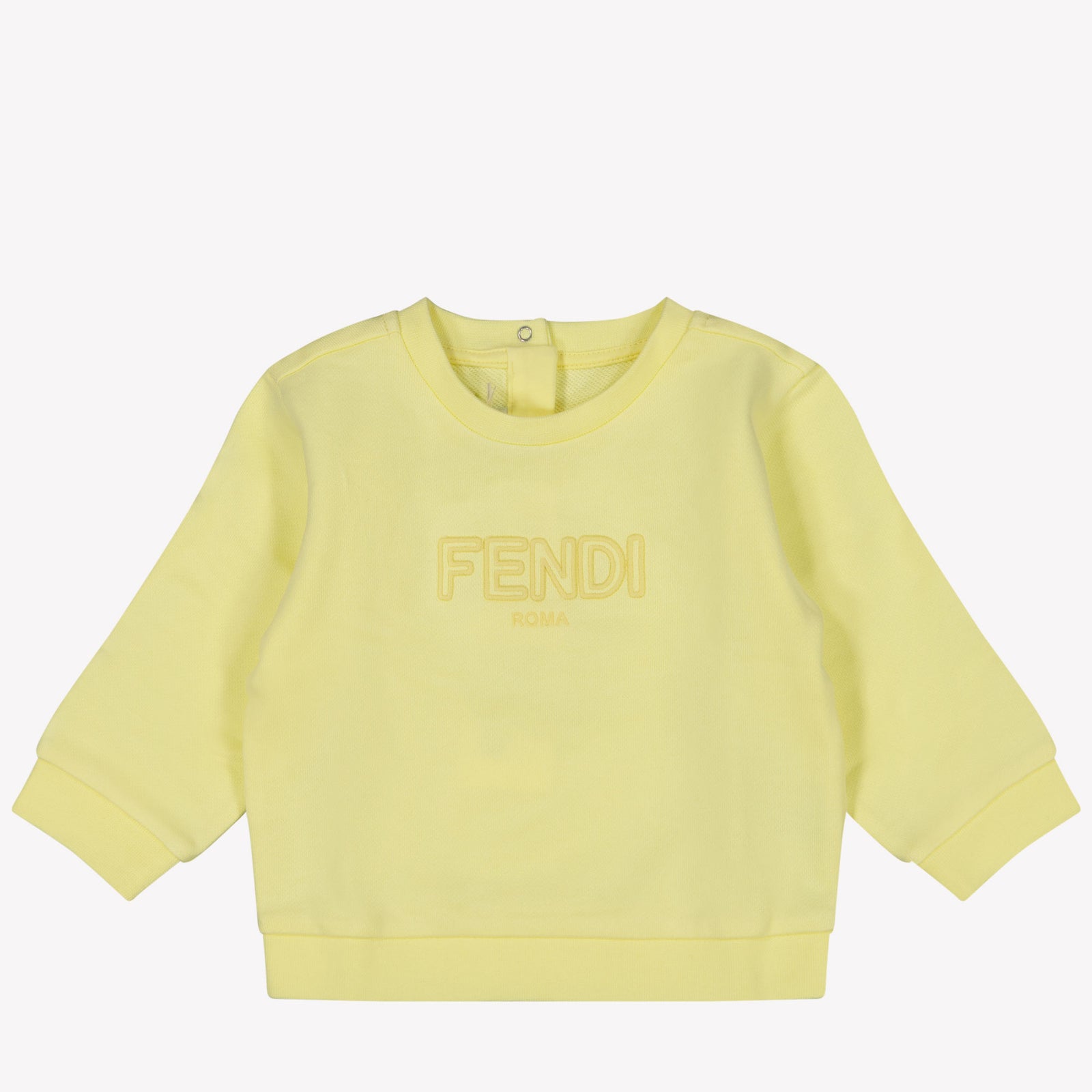 Fendi Baby Unisex Trui In Geel