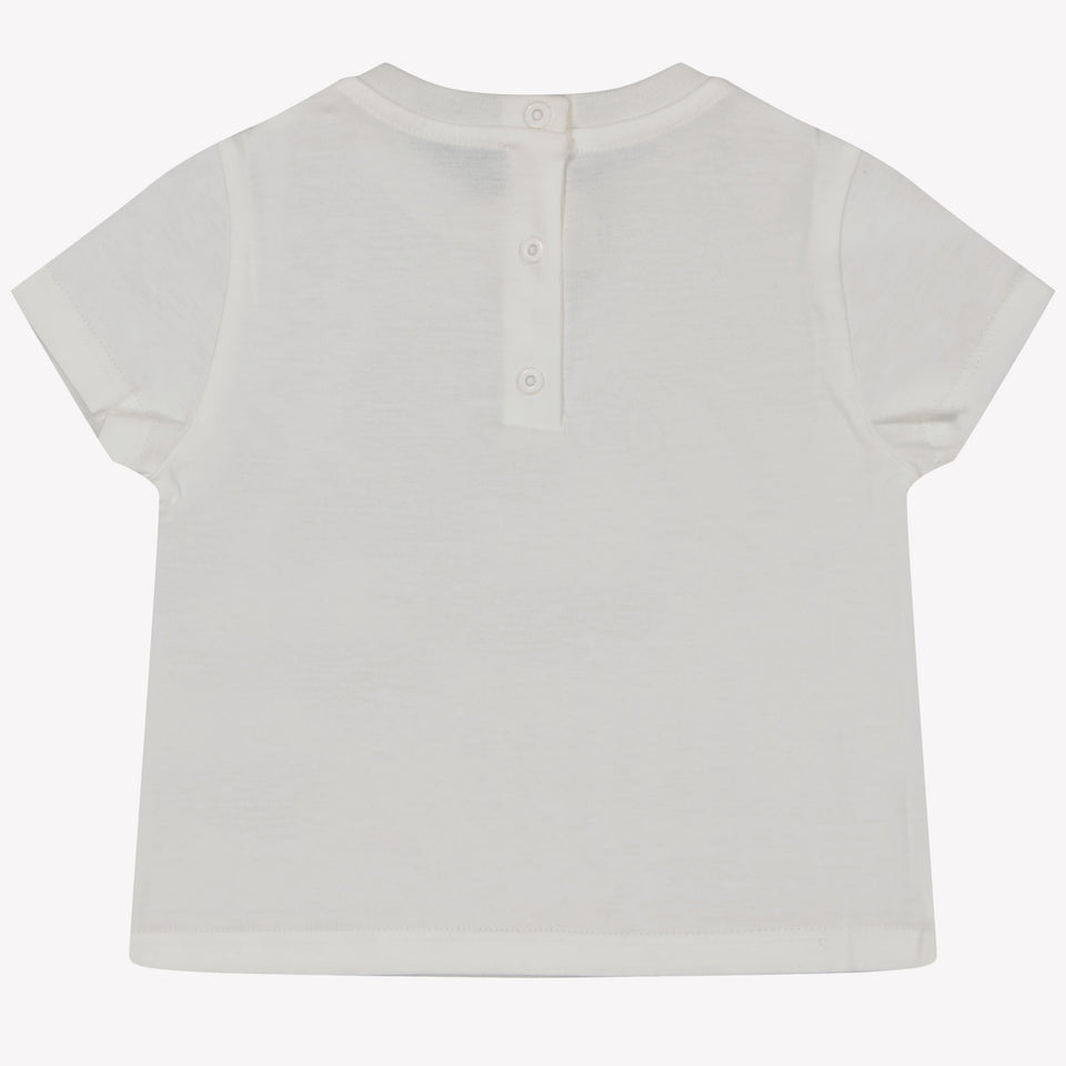 Fendi Baby Unisex T-Shirt In Wit