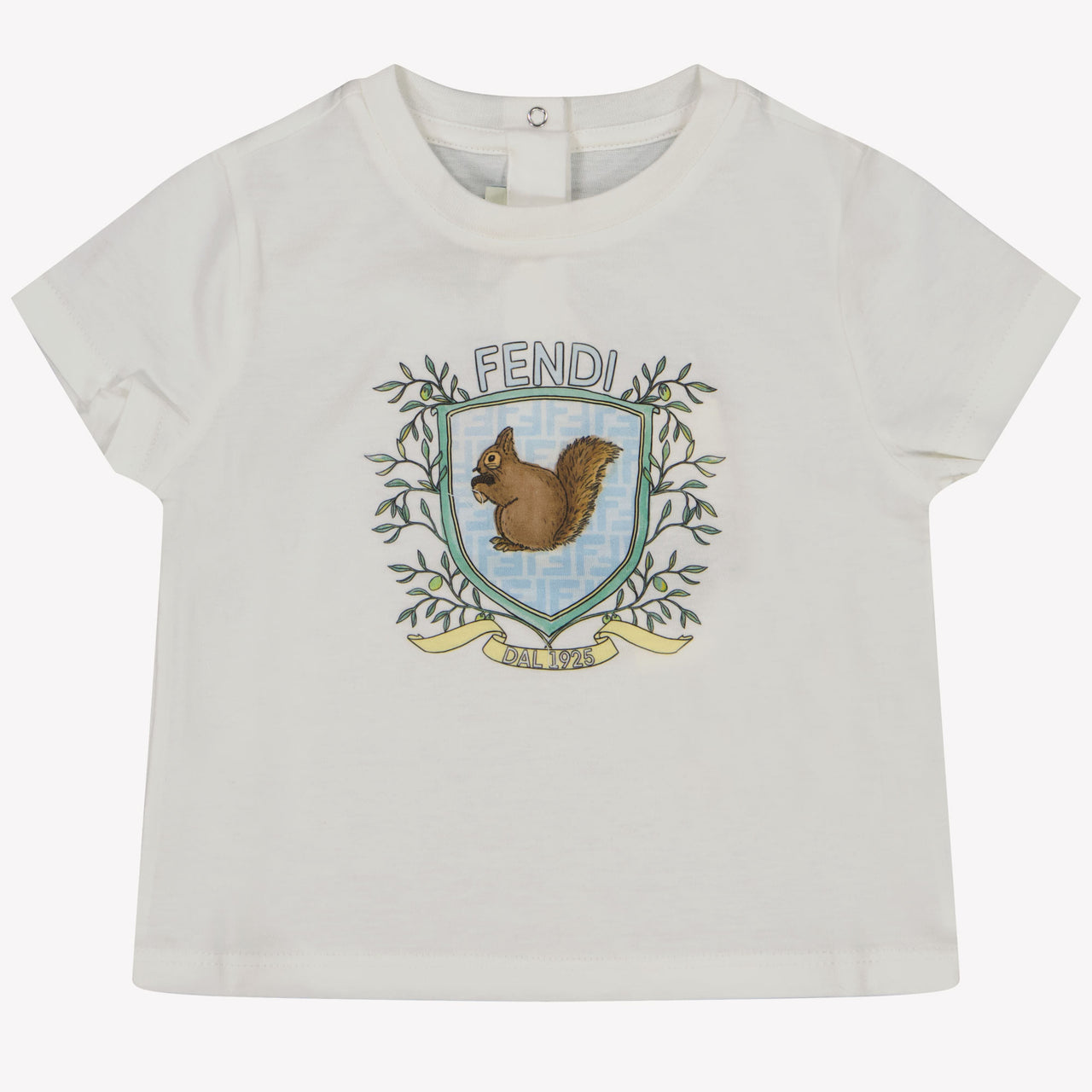 Fendi Baby Unisex T-Shirt In Wit