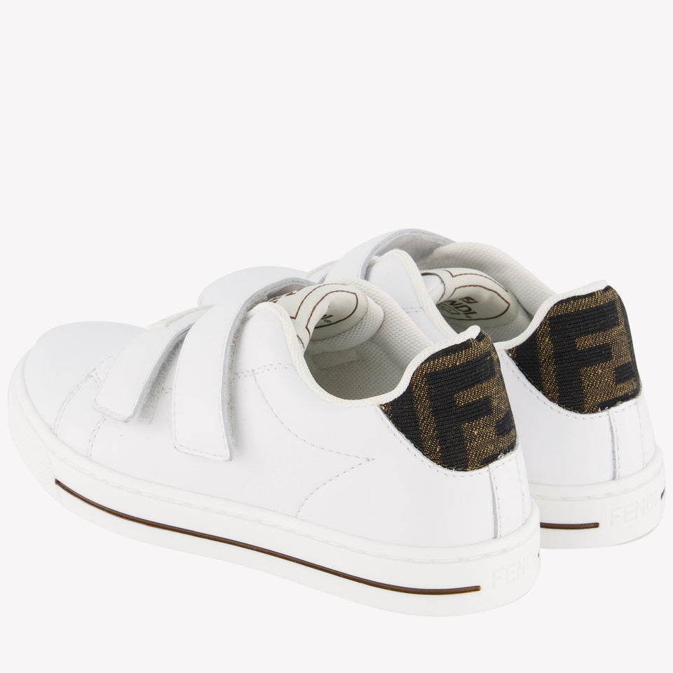 Fendi Unisex Sneakers In Wit