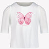 MonnaLisa Kinder Meisjes T-Shirt in Licht Roze