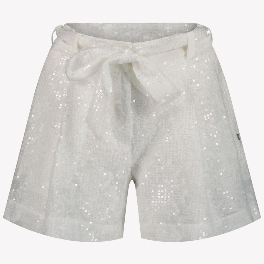 MonnaLisa Kinder Meisjes Shorts in Wit