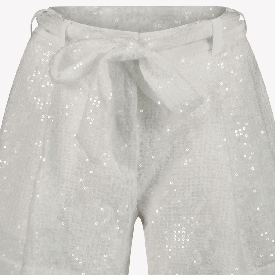 MonnaLisa Kinder Meisjes Shorts in Wit