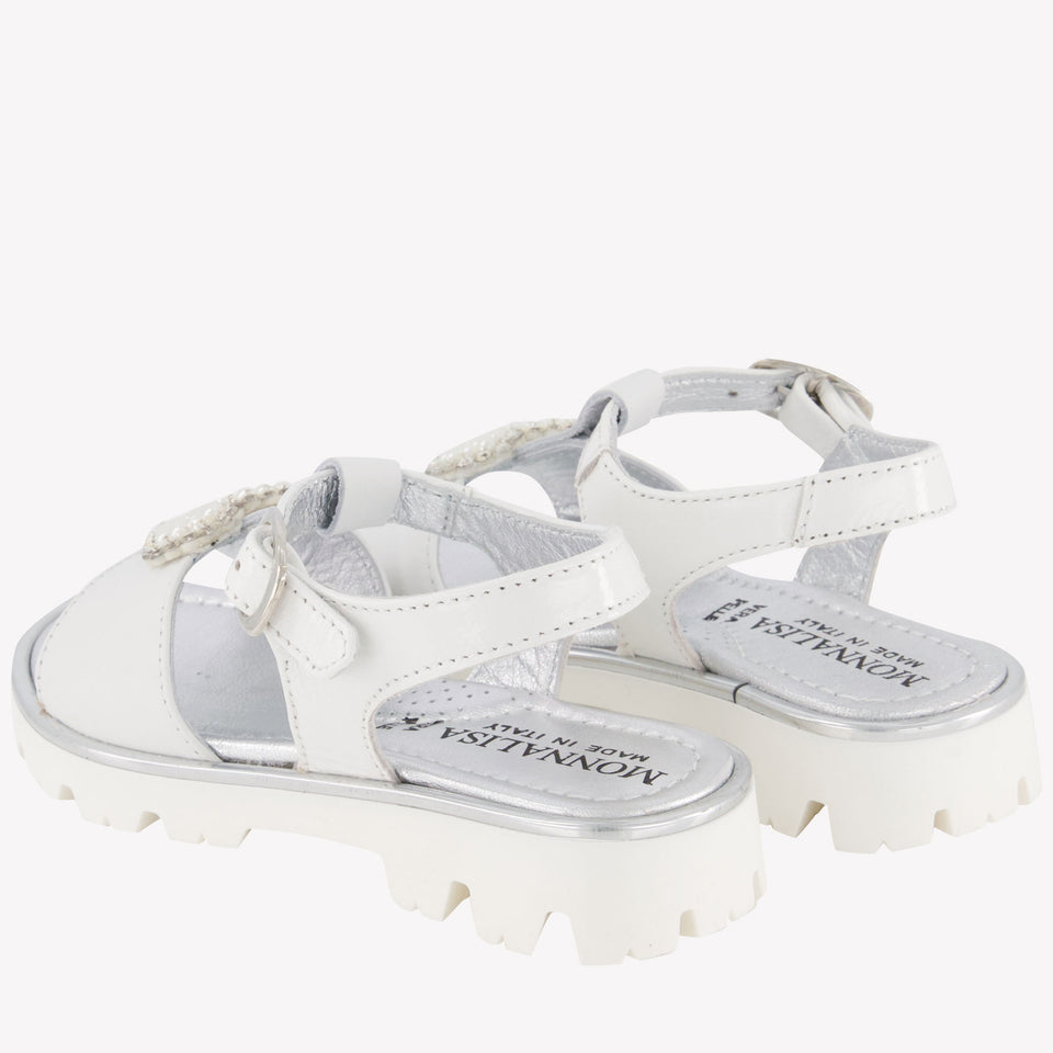 MonnaLisa Meisjes Sandalen In Wit